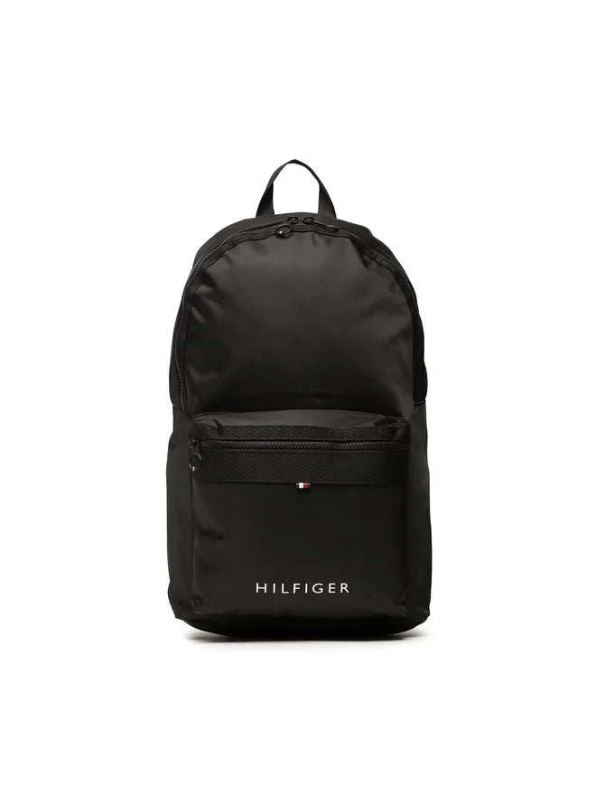 Tommy Hilfiger Zaino Uomo Nero Spalline Regolabili Logo Zaini - foto prodotto